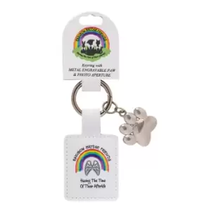 Image of Rainbow Bridge Friends Wings Key Ring