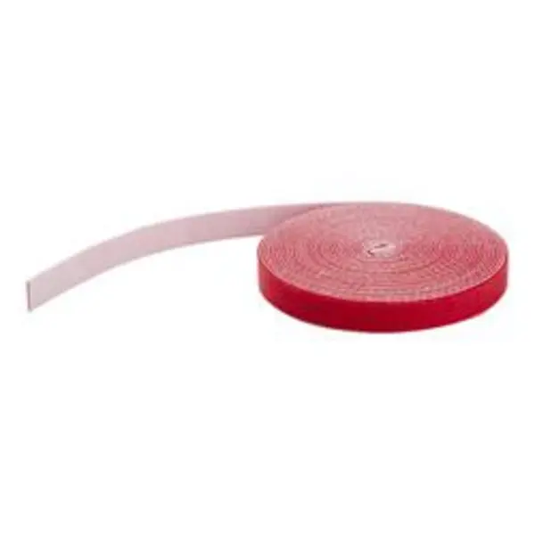 image of StarTech.com 25ft. Hook and Loop Roll - Red - Reusable HKLP25RD