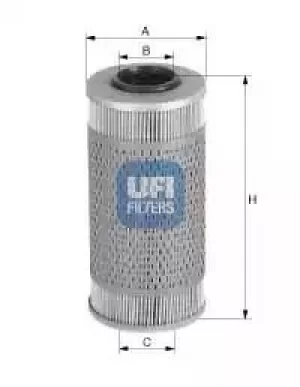 Image of 26.687.00 UFI Fuel Filter