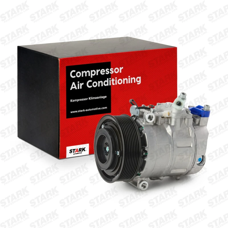 Image of STARK SKKM-0340207 AC Compressor PAG 46, Refrigerant: R134a Compressor,air conditioning (447)