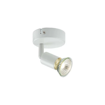 Image of Single Spotlight - White, 230V GU10 - Knightsbridge
