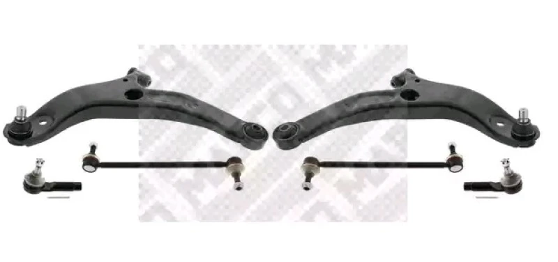 Image of MAPCO 53515 Link Set, wheel suspension with coupling rod, Lower Sheet Steel Link Set,wheel suspension (2905)