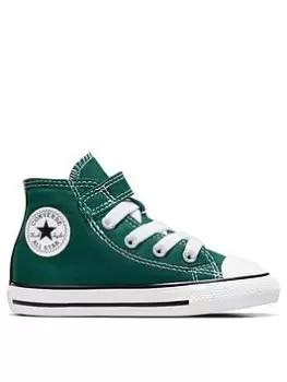 Image of Converse Chuck Taylor All Star 1v, Green, Size 10 Younger