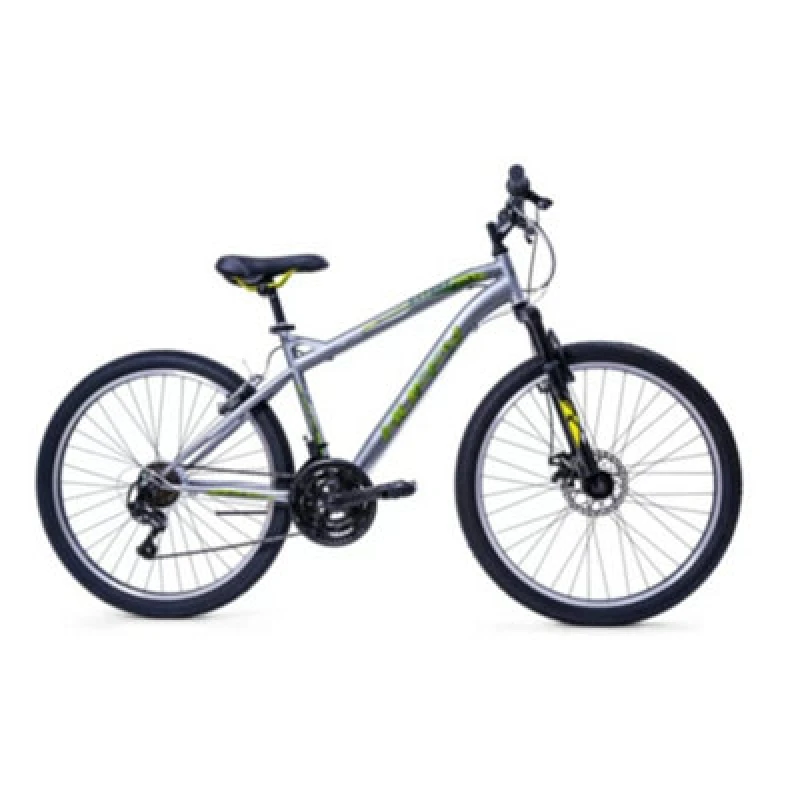 Image of Huffy Extent 26-inch 18-speed Matte Gunmetal Hardtail Mountain Bike (66340W), Grey HUF-66340W