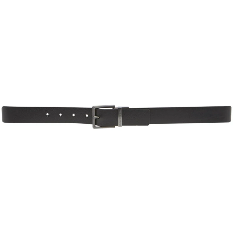 Image of Armani Exchange Metal Tab Belt Blac/Brown43420 male 75cm (30)