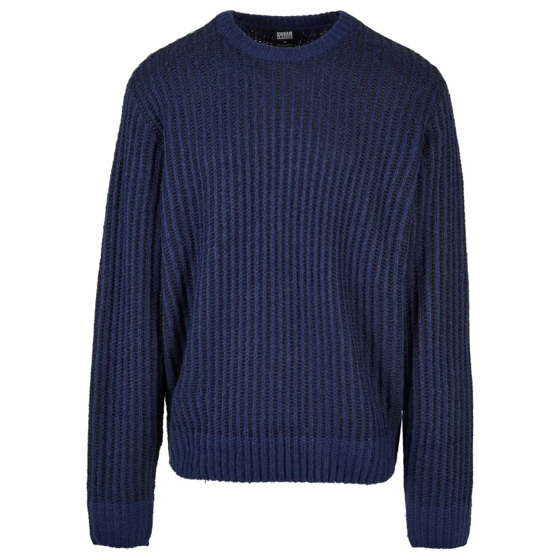 Image of Urban Classics Oversized sweater Urban Classics Two Tone Bleu Male 2XL