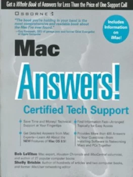 Image of Mac Answers by Bob Levitus and Shelly Brisbin Paperback