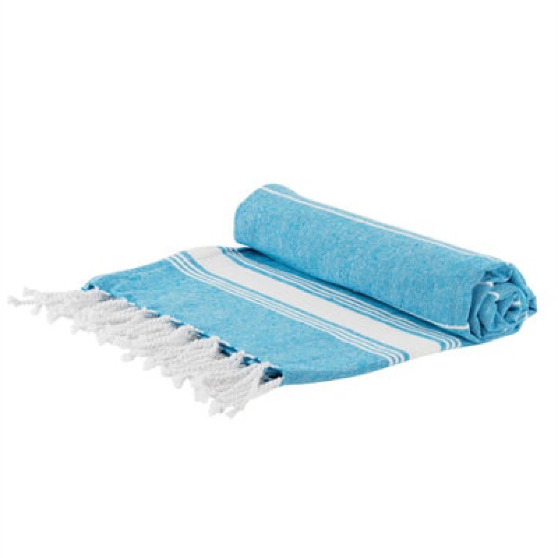 Image of Nicola Spring Turkish Cotton Bath Towel - 170 X 90Cm - Light Blue