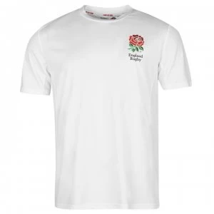 Image of RFU England Rugby Poly Tee Mens - White