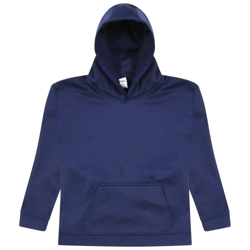 Image of Awdis Just Hoods girls's Children's Sweatshirt in Blue