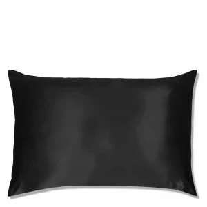 image of Slip Silk Pillowcase King (Various Colours) - Black