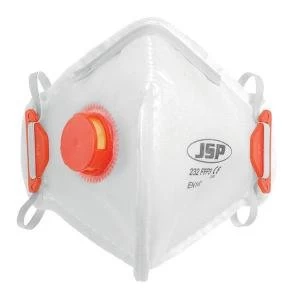 image of JSP FFP3V 232 Disposable Fold Flat Mask Pack of 10 BEB130 101 000 SP