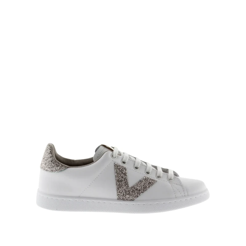 Image of Victoria Leather Trainers Victoria tennis glitter Beige Female 41