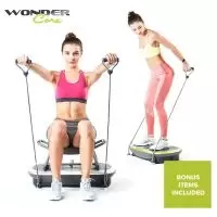 Image of Rock N Fit Vibration Plate Trainer & Exercise Seat (Lime Green)