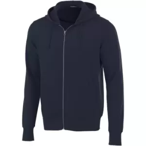 Image of Elevate Mens Cypress Full Zip Hoodie (XXS) (Navy)