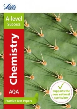 Image of AQA A-level chemistry Practice test papers by Letts A-level