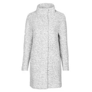 image of Vila VIMEXA womens Coat in Grey - Sizes UK 6,UK 10,UK 12,UK 16