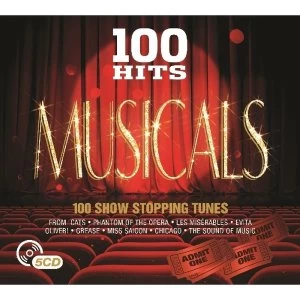 Image of Various Artists - 100 Hits - Musicals CD