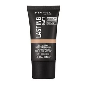 image of Rimmel Lasting Matte Foundation - 201 Classic Beige