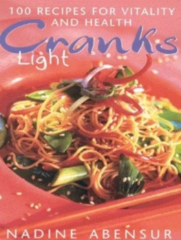 Image of Cranks Light by Nadine Abensur Book