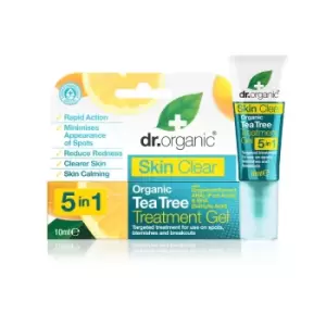 Image of Skin Clear Organic Tea Tree Treatment Gel Mask Dr.Organic?(R) 10ml