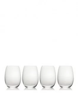 image of Mikasa Julie Stemless Wine Glasses ; Set Of 4