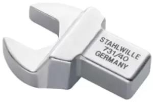 Image of STAHLWILLE 731/40 Series Open Ended Insert Spanner Head, size 22.0 mm