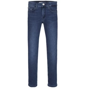 image of Calvin Klein Jeans SKINNY ESS ROYAL Blue Girls in Blue - Sizes 8 years,10 years,12 years,14 years,16 years