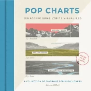 Image of pop charts 100 iconic song lyrics visualized