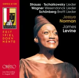 image of Strauss/Tschaikowsky Lieder/Wagner Wesendonck Lieder/ by Jessye Norman CD Album