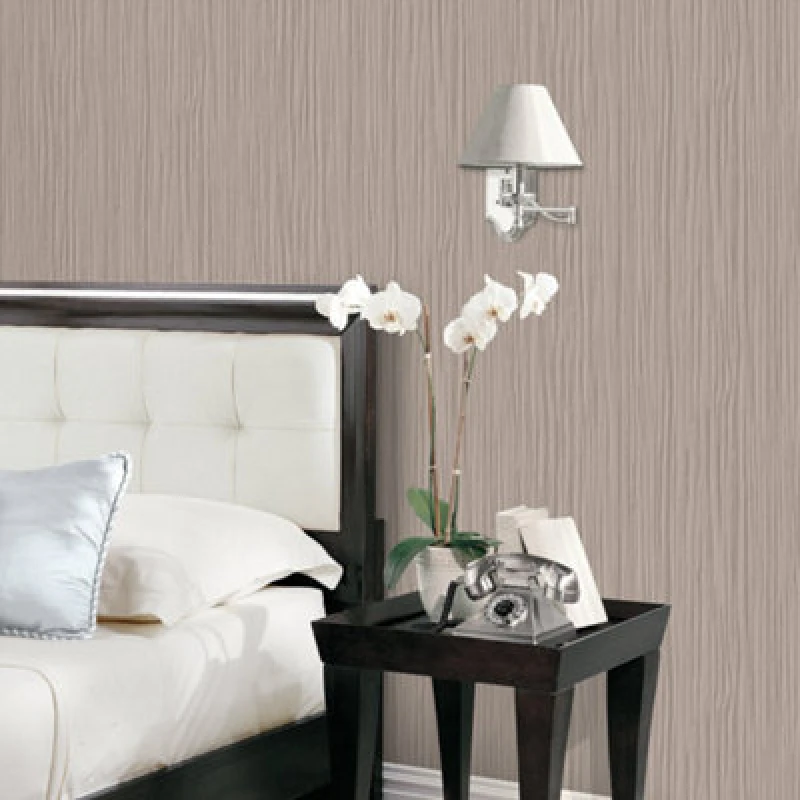 Image of Galerie Natural Fx Bronze Brown Raffia Embossed Wallpaper