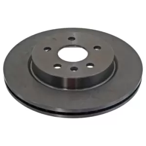 Image of Blue Print Pair of Internally Vented Painted Brake Disc Rotor ADW194305 REAR