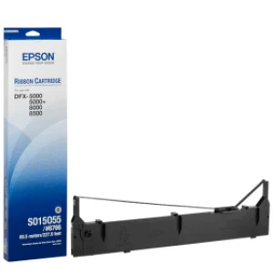 Image of Epson C13S015055 8766 Black Fabric Ribbon