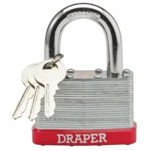 Image of Draper 65mm Laminated Steel Padlock