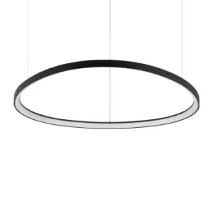 Image of GEMINI 105cm Integrated LED Pendant Ceiling Light Black, 3000K