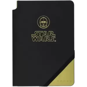 Image of Cross Star Wars C3PO Medium A5 Lined Journal