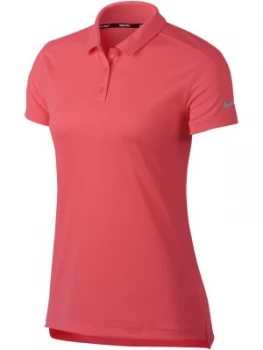 image of Nike Golf Dry Short Sleeve Polo Hot Pink