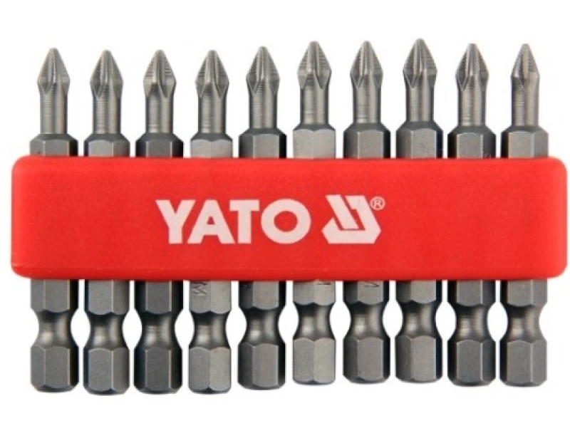 Image of YATO YT-0477 Screwdriver Bit Set Number of tools: 10 Screwdriver Bit Set (6625)