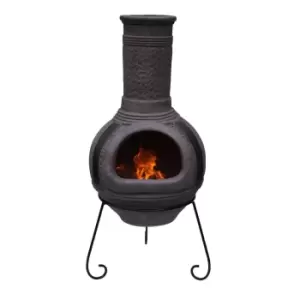 Gardeco Linea XL Chiminea - Grey