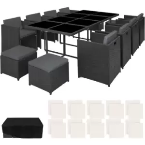 Image of Rattan garden furniture set New Orleans - garden tables and chairs, garden furniture set, outdoor table and chairs