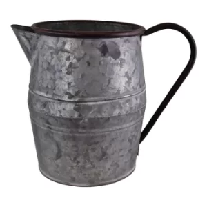 Image of Vintage Style Metal Jug Garden Planter, Small
