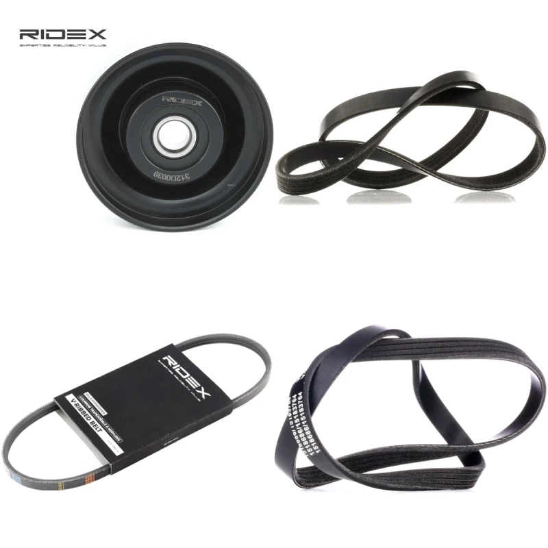 Image of RIDEX 542R1344 V-ribbed belt set V-Ribbed Belt Set (542)
