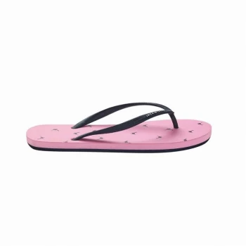 Image of Jack Wills Flip Flops - Pink/Navy
