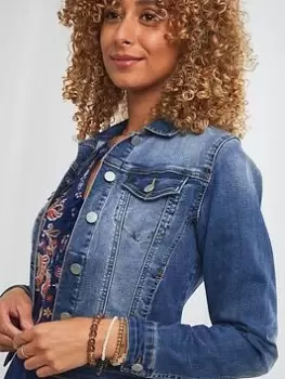 image of Joe Browns Joe's Essential Repreve Denim Jacket - Blue Size 10, Women