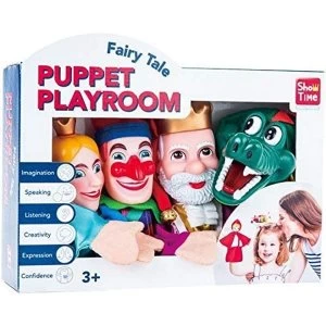 image of 4 Large Punch & Judy Hand Puppets