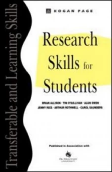 Image of Research Skills for Students by Allison Brian Paperback