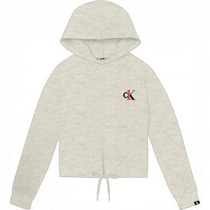 Image of Calvin Klein L/S HOODIE - Buff Heather