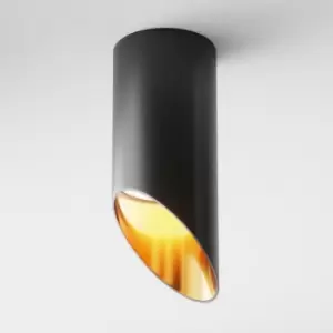 Image of Maytoni Lighting - Maytoni Maytoni Lipari Surface Mounted Downlight Black, Gold, 15cm GU10
