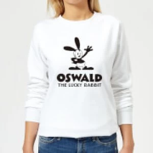 image of Disney Oswald The Lucky Rabbit Womens Sweatshirt - White