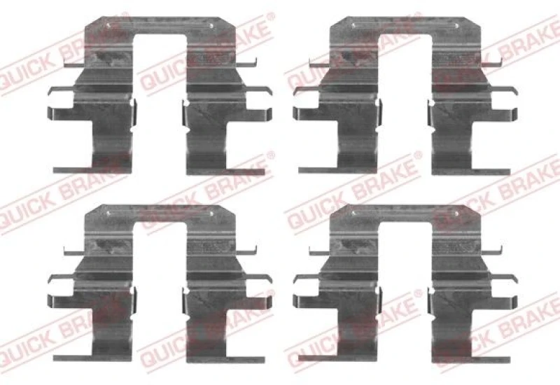 Image of QUICK BRAKE Brake pad fitting kit QUICK BRAKE 109-1753